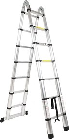 ASIST AR99-6440 Teleskopický rebrík – schodík z hliníka, 4,4 m
