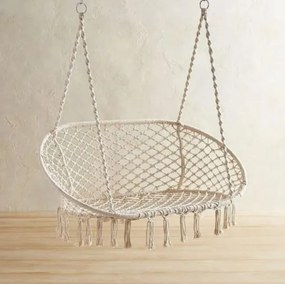 Závesné hojdacie kreslo pre dvoch LUNA - čierne