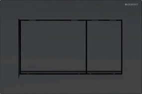 Geberit 115.883.16.1 - Splachovacie tlačidlo Sigma30 24,6x16,4 cm matná čierna