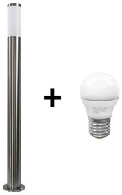 Polux LED Vonkajšia lampa LIVIA 1xE27/7W/230V 4000K IP44 SA0464+BG0216