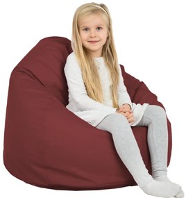 Sedací vak SAKO bordový ekokoža