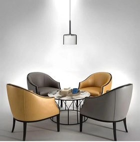 Toolight Toolight, stropné svietidlo 1xG4, APP1701-1CP GREY A, šedé sklo, OSW-04309