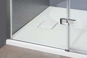 Polysan Polysan, FORTIS LINE obdĺžniková sprchová zástena 1000x900 mm, R varianta, FL1010RFL3590