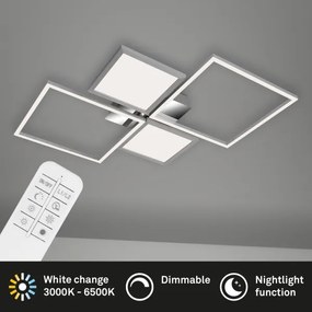 Briloner 3530-018 - LED Stmievateľný prisadený luster FRAME LED/40W/230V + DO