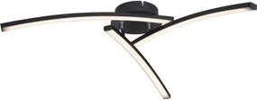 Stropné LED osvetlenie Tansy 60 cm, čierne%