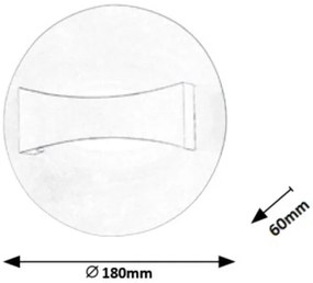 Rabalux 1437 - LED Nástenné svietidlo NEVILLE LED/6W/230V