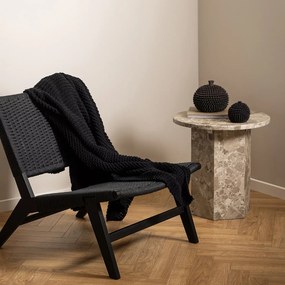 Odkládací stolek Naxos 50 cm mramor Latte