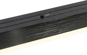 Nastaviteľná závesná lampa čierna vrátane stmievateľného LED - Lamba