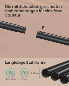 Závesný stojan na kolieskach HSR152B01