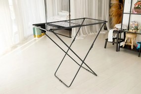Erga Model 107 Black, sušiak na bielizeň 178,5x54x104,5 cm, čierna, ERG-SEP-10SUSLA107BLA