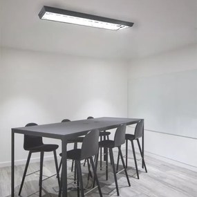 Žiarivkové svietidlo T8 2xG13/18W/230V 120 cm čierna