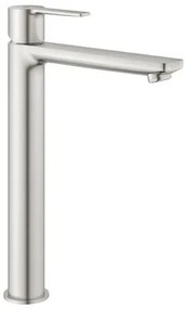 Vysoká umývadlová batéria GROHE Lineare bez výpuste supersteel 23405DC1