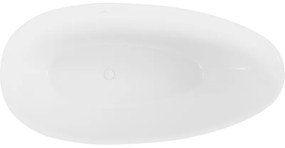 Mexen Milano, voľne stojaca vaňa z konglomerátu 170 x 86 cm, biela lesklá, 57301708510