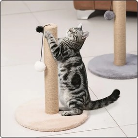 Lean Toys Škrabadlo pre mačky 40x30cm - béžové