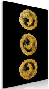 Artgeist Obraz - Golden Knots (1 Part) Vertical Veľkosť: 60x90, Verzia: Na talianskom plátne