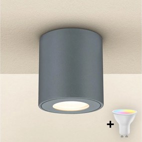 Brilagi - LED RGBW stmievateľné vonkajšie svietidlo MIA 1xGU10/30W/230V 84x80 mm antracit IP54