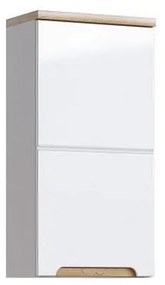 Kúpeľňová skrinka CMD BALI WHITE 830 biela/biely vysoký lesk