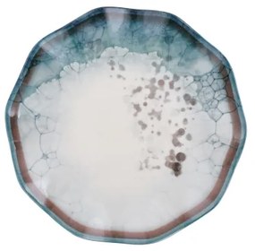 24-dielna jedálenská súprava, modrá, porcelán