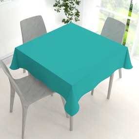 Biante Dekoračný štvorcový obrus Rongo RG-020 Tyrkysový 80x80 cm