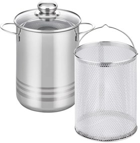 Elo 22616 Basic Nerezový hrniec na špargľuBrillant 16 cm, 4 l