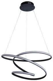 Endon 97632 - LED závesné svietidlo na lane DUNE LED/47,5W/230V 3000K čierne