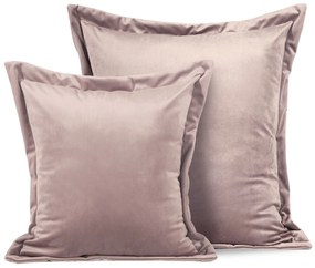 SADA DEKORAČNÝCH OBLIEČOK NA VANKÚŠ 2KS RIA 45X45 CM PÚDROVO RUŽOVÁ