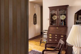 Skladacie dvere 001P hnedé matné G 80 cm