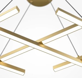 Maytoni MOD244PL-L50BSK - Závesný LED luster HALO LED/40W/230V zlatý