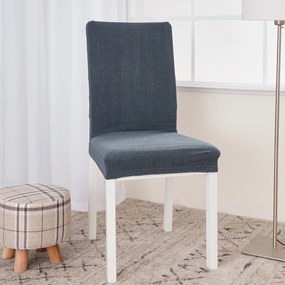 4Home Napínací poťah na stoličku Magic clean tmavosivá, súprava 2 ks