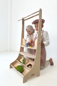 Drevený trhový stánok pre deti