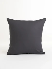 Bavlnená obliečka na vankúš Renforcé 40 × 40 cm - Jasmine tmavosivá