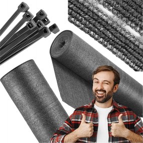 Tieniaca sieť 1,7 x 25 m 185g/m2 SPRINGOS SN0067 - antracyt