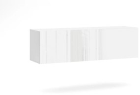 Závesný TV stolík Vivo 140 cm biely