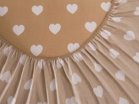 Obliečka z mikrovlákna CARAMHEART hnedé 180x200 cm