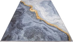 Koberec MILANO 40011-01 sivý / zlatý