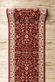 Behúň NAIN 144 51066 Ornament / Kvety, bordový / béžový