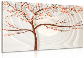 Obraz moderný strom na abstraktnom pozadí