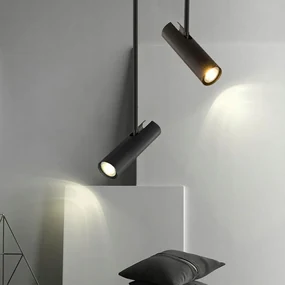 Toolight - závesná stropná lampa GU10 10W - reflektor APP608-1C, čierna, OSW-08196