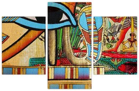 Obraz s egyptskými motívmi (90x60 cm)