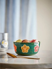 Tmavozelená kameninová detská miska ø 12 cm Addy – Bloomingville Mini