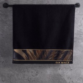 FROTÉ UTERÁK EVA MINGE11 SADA 6 KS 50X90 CM ČIERNA