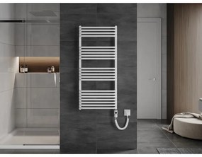 Mexen Apollo, elektrické vykurovacie teleso 1210x550 mm + vykurovacia tyč 600 W, biela, W117-1210-550-2600-20