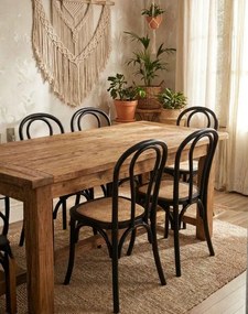 Drevená kaviarenská stolička Borgo dark