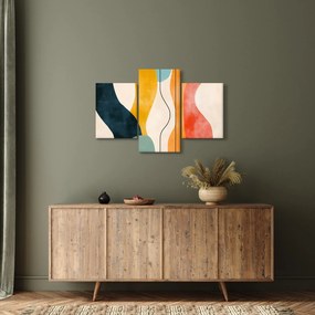 Obraz - Minimalistická farebná ilustrácia II. (90x60 cm)