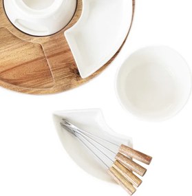 Súprava na fondue MOOKA s otočným podstavcom 844169