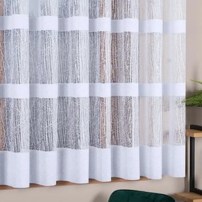 Žakárová záclona VIKTORIA rovná balkónové dvere 200 x 250 cm