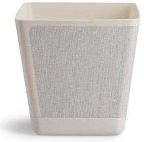 PLASTOVÝ KVETINÁČ PILEA TX 18X18 CM KRÉMOVÁ
