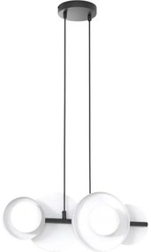 Závesný luster na lanku MODEL 4xG9/8W/230V biely