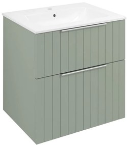 Sapho, CIRASA umývadlová skrinka 59,2x64x46cm, verde strip, CR601-4444S