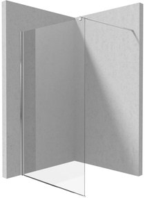 Deante Kerria Plus, Walk-in sprchová zástena 120cm, výška 200cm, 6mm číre sklo s ActiveCover, chrómový profil, KTS_032P